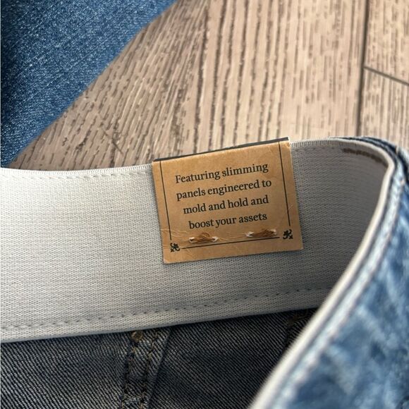 Democracy Ab technology high rise slimming panel Blue Denim Jeans - Picture 5 of 6